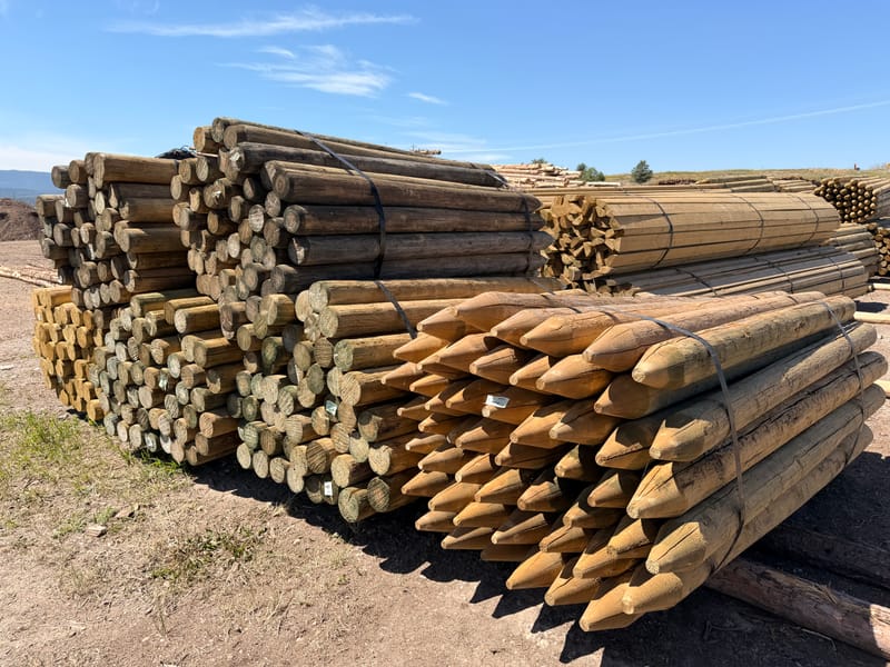 Treated Post , Poles & Rails