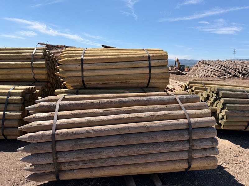 Treated Post , Poles & Rails