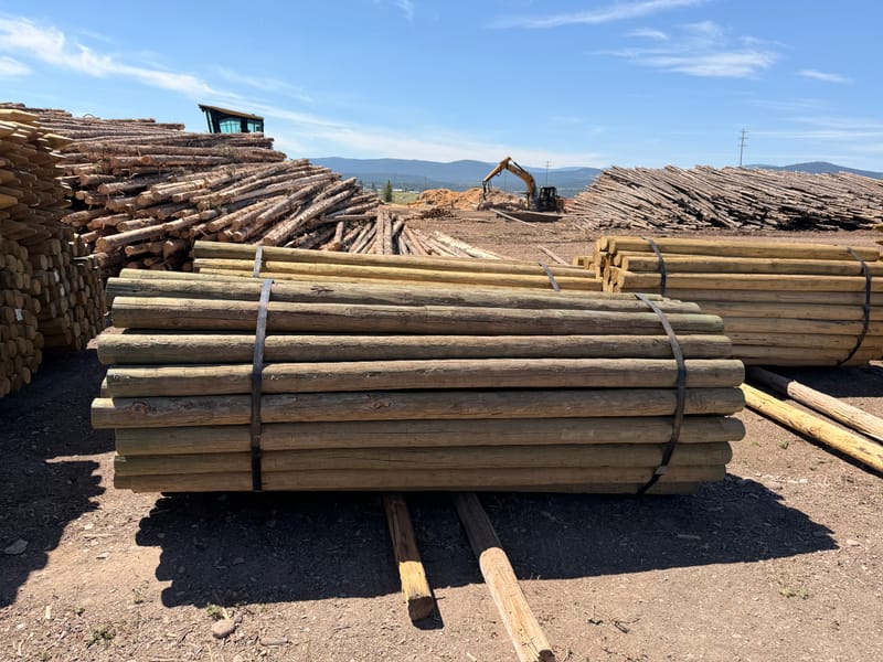 Treated Post , Poles & Rails