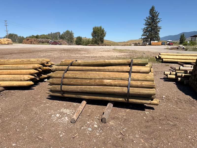 Untreated Posts, Poles & Rails