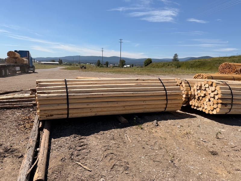 Untreated Posts, Poles & Rails