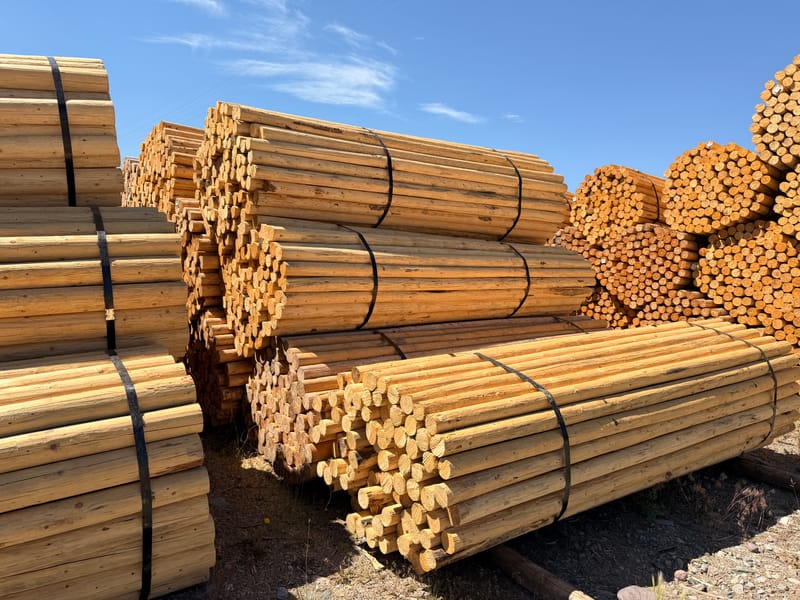 Untreated Posts, Poles & Rails