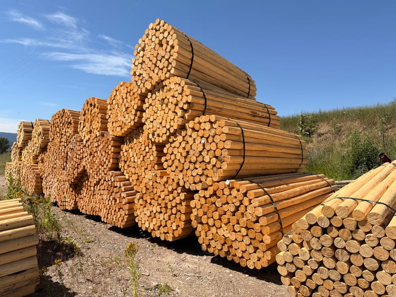 Untreated Posts, Poles & Rails