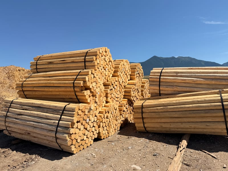 Untreated Posts, Poles & Rails