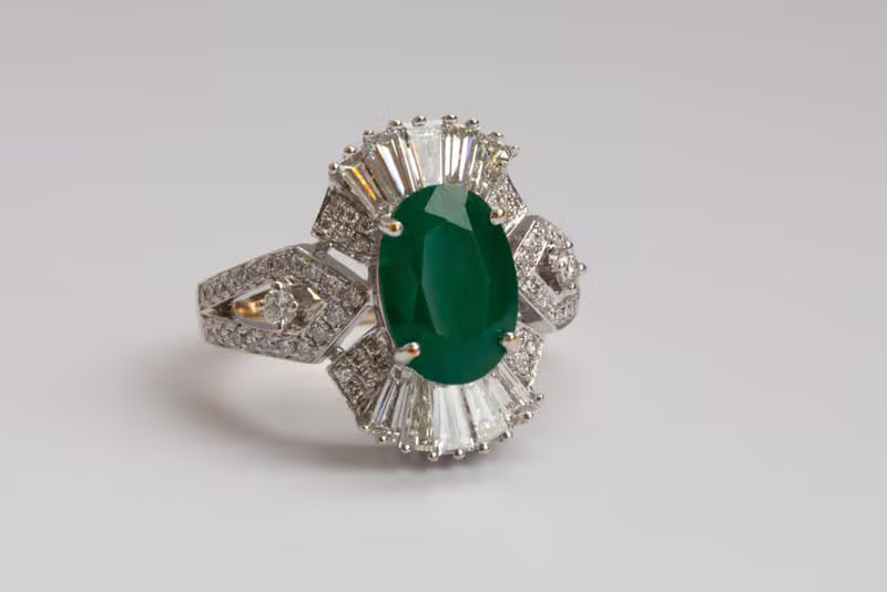 Emerald Cut Statement Ring
