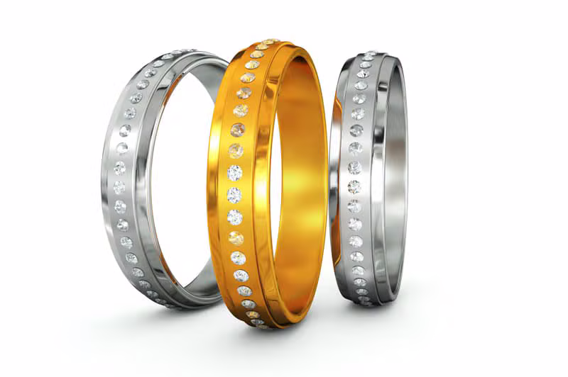 Three Stone Celebration Ring