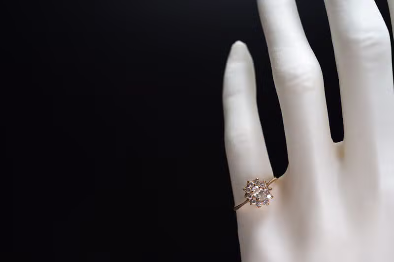 Vintage Cluster Ring