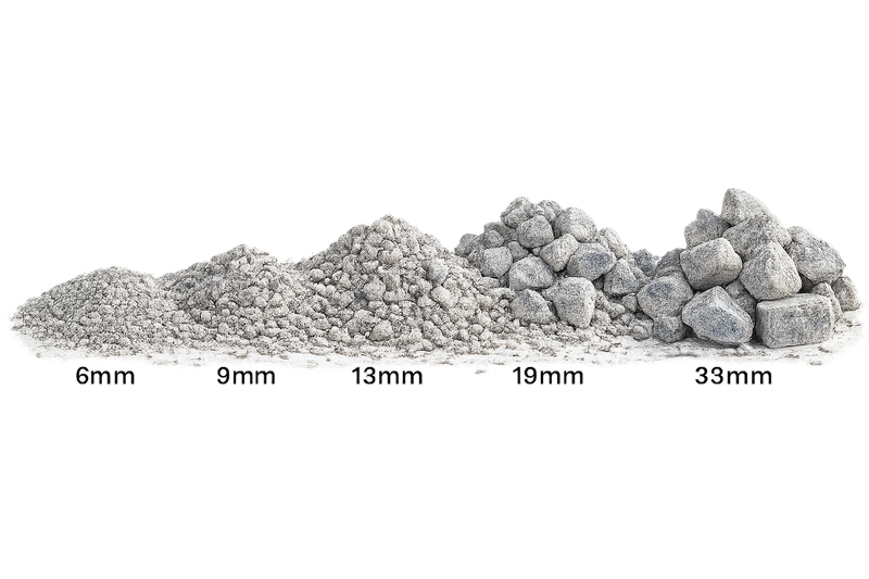 Stone 6mm, 9mm, 13mm, 19mm and 38mm