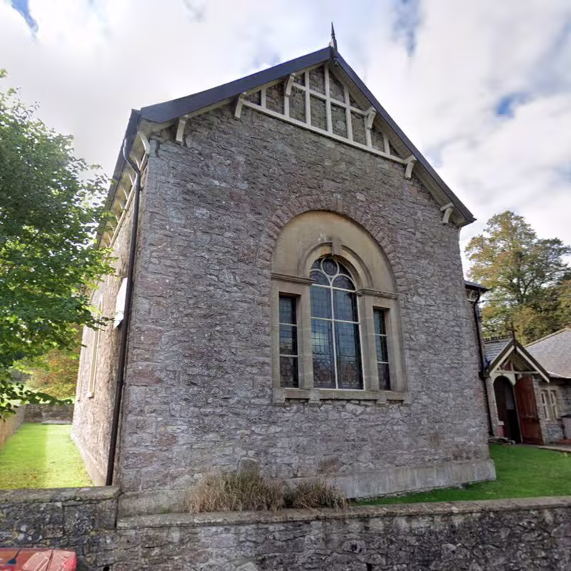 Stone exterior of Chew Stoke Methodist Church