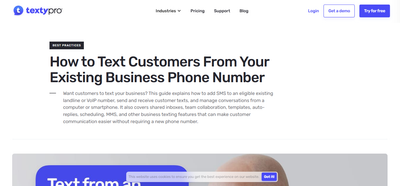 How to Text Customers From Your Existing Business Phone Number