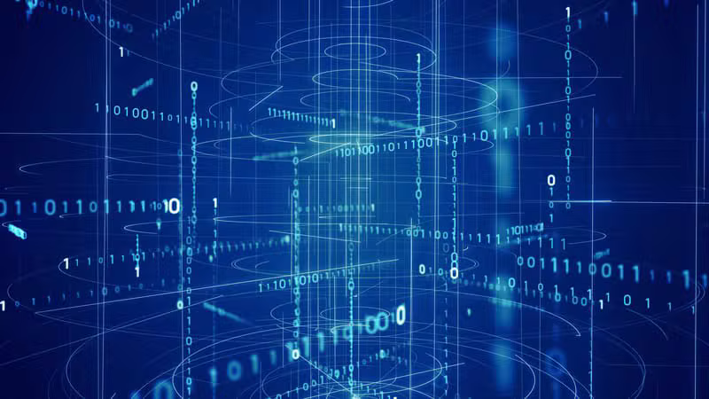 Futuristic data network and cybersecurity vision