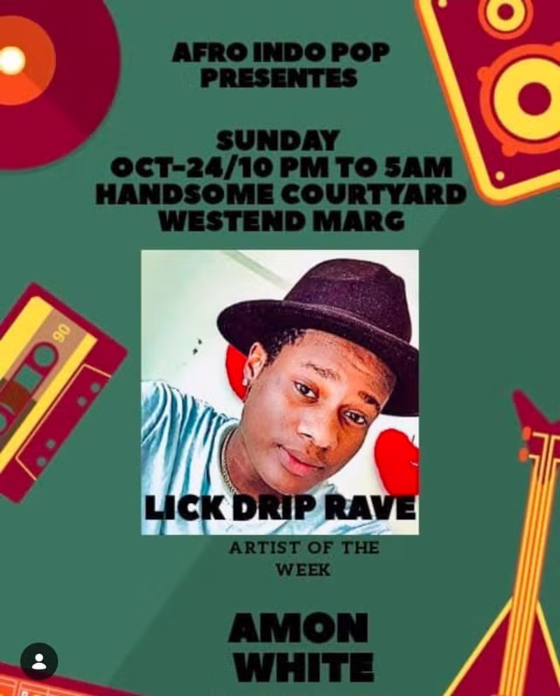 Lick Drip Rave — Afro Indo Pop event image