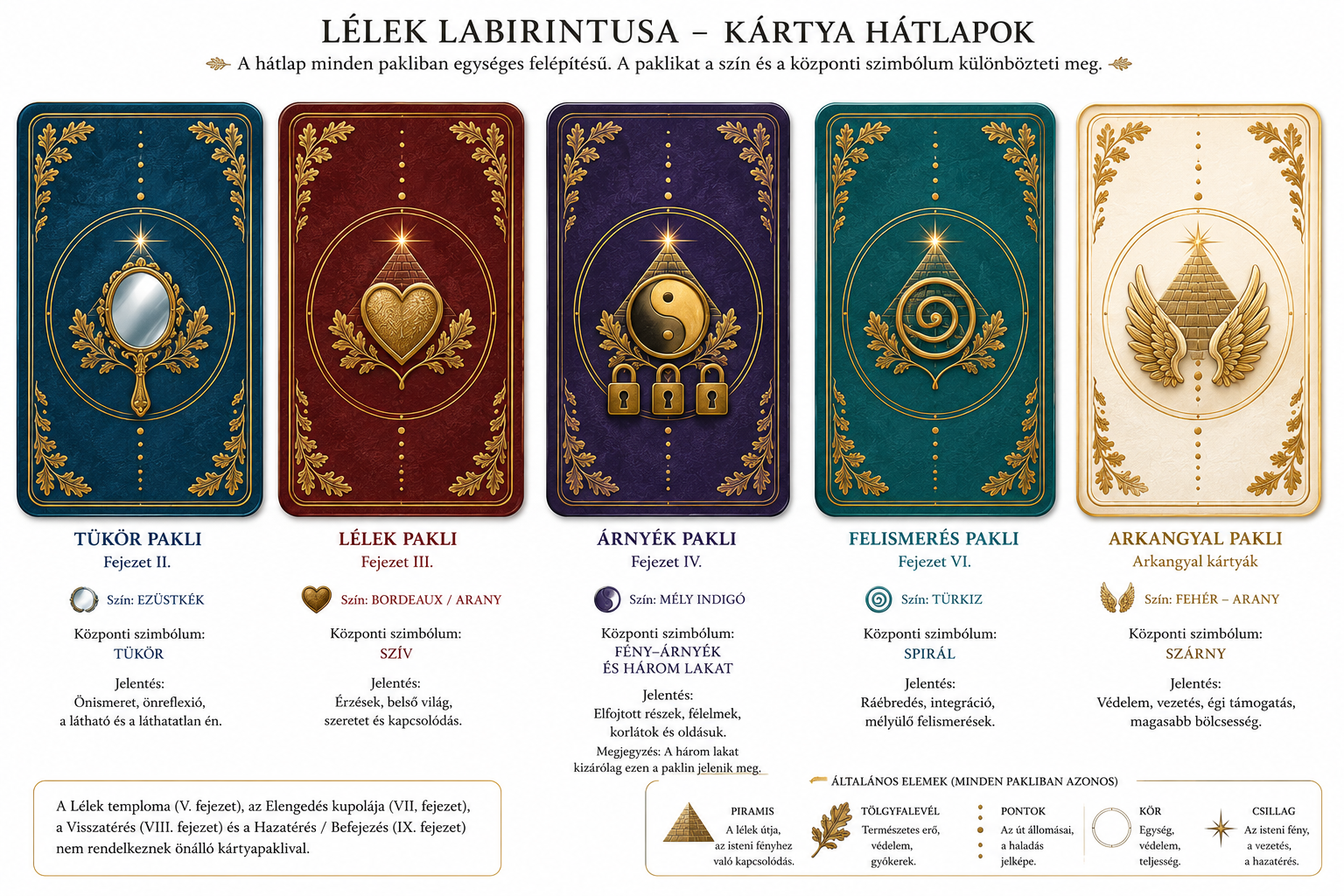 Kártyák a lélek labirintushoz
