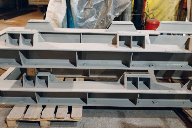 Structural Beam with Gussets and Top Plates