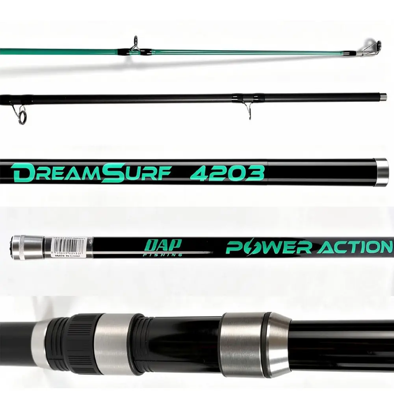 Canne DAP FISHING Dream Surf fiberglass FGC 100/200g 3 pcs 