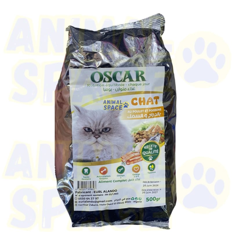 Crouqette Oscar 500g pour Les Chat Oscar - Animal Space Tipaza