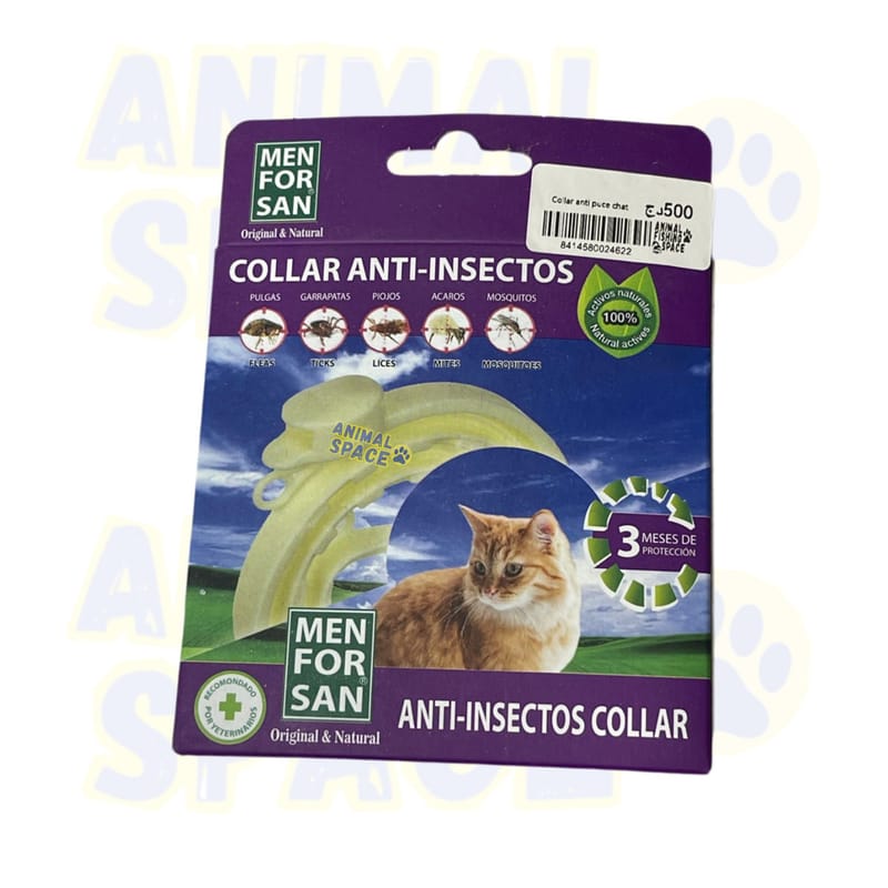 Collier Anti puce Chat Men for san