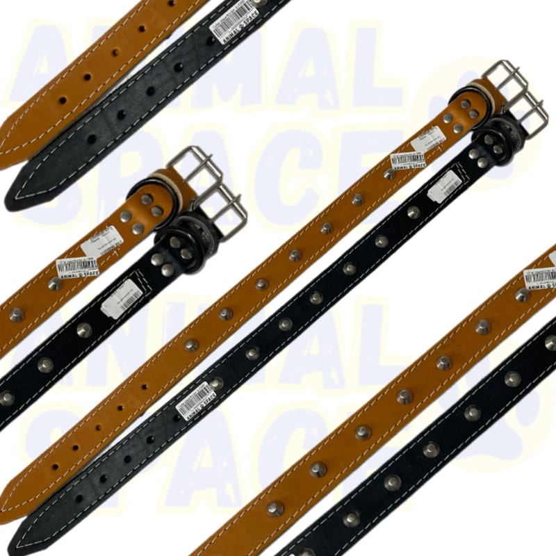 Collier pique cuir chien 75cm 
