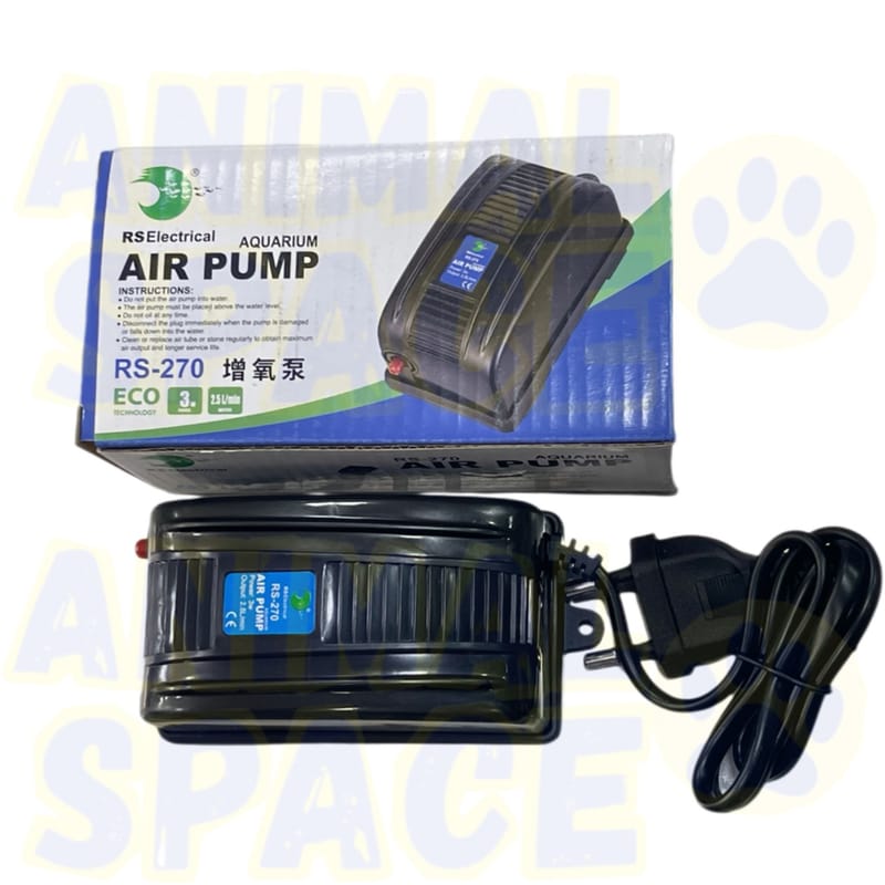 Air Pomp Rs Electrical Rs-270 1 sortie Aquaruim  Rs Electrical