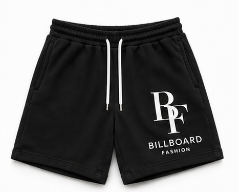 Black Billboard Fashion Shorts
