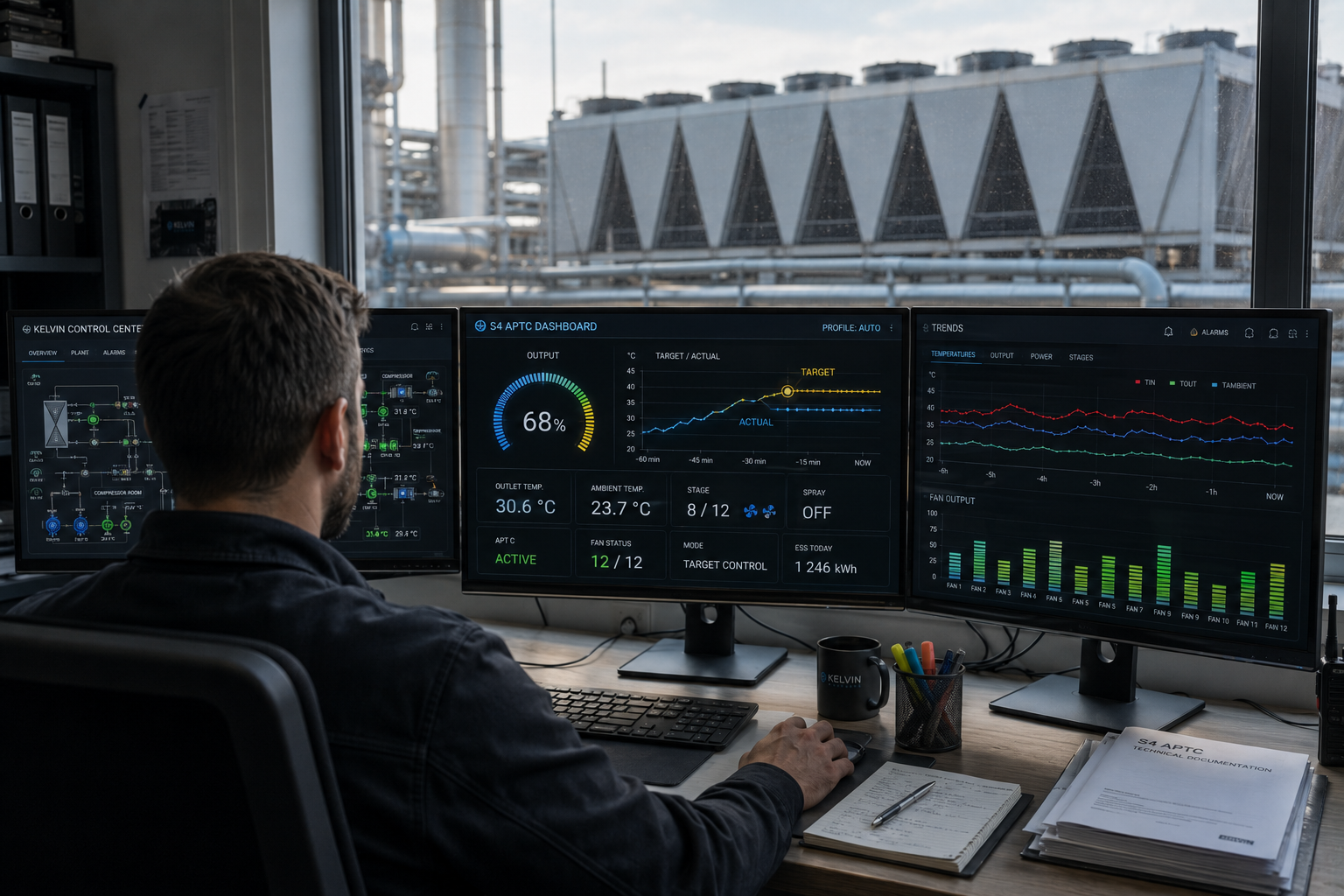 Diagnostika a KELVIN Control Center