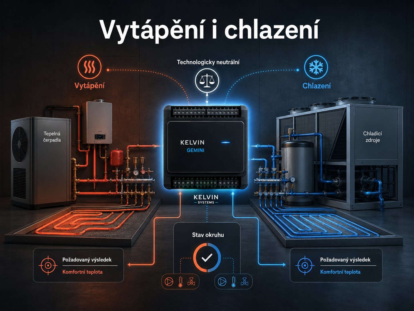 Vytápění i chlazení
