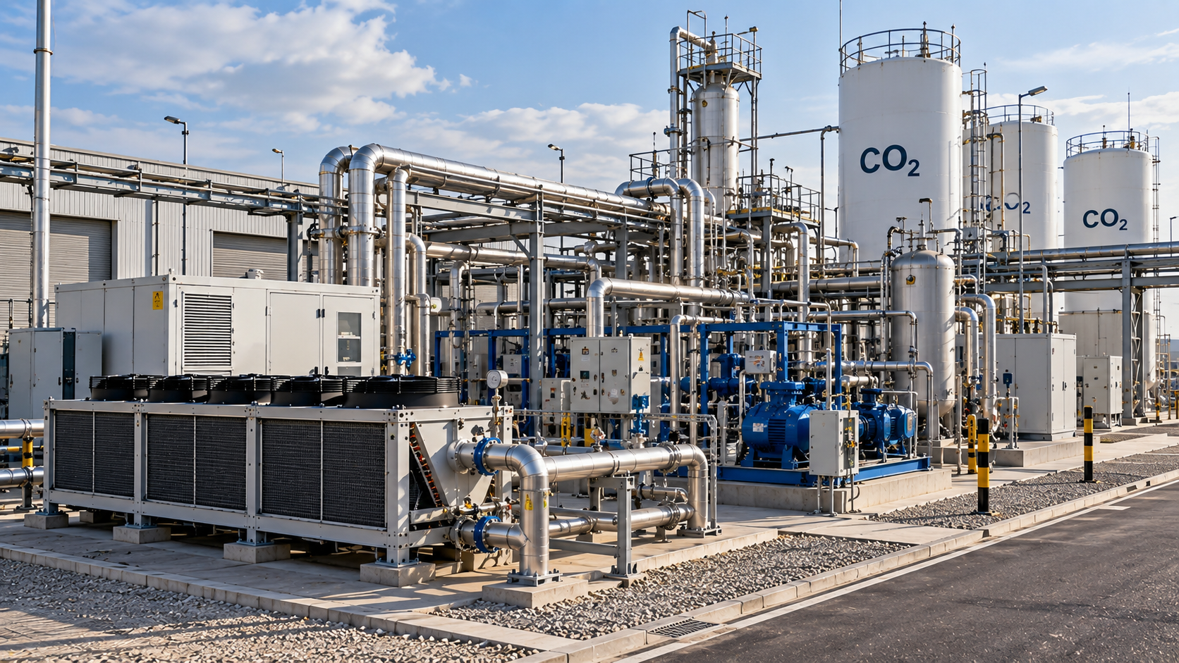 CO₂ stanice a procesní technologie