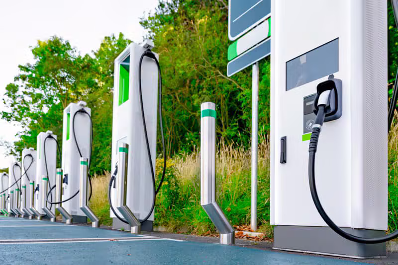 Tesla charging station