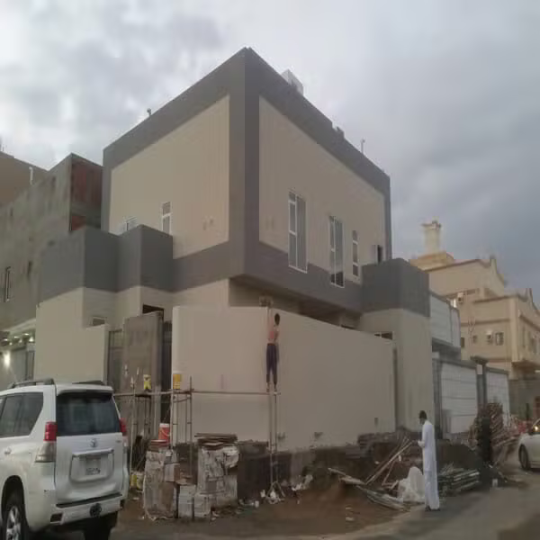 أعمال تشطيب الواجهات الخارجية