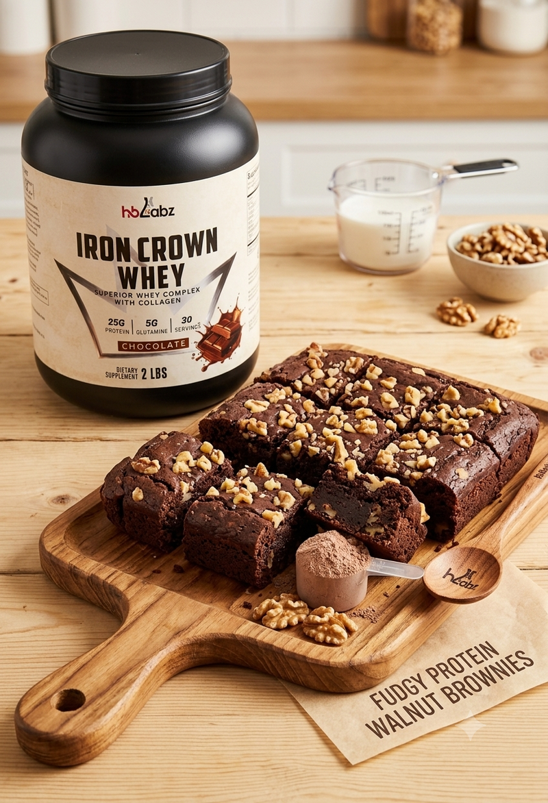 Protein Walnut Brownies