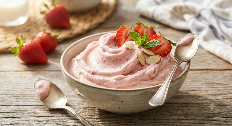 Strawberry Protein Ice cream
