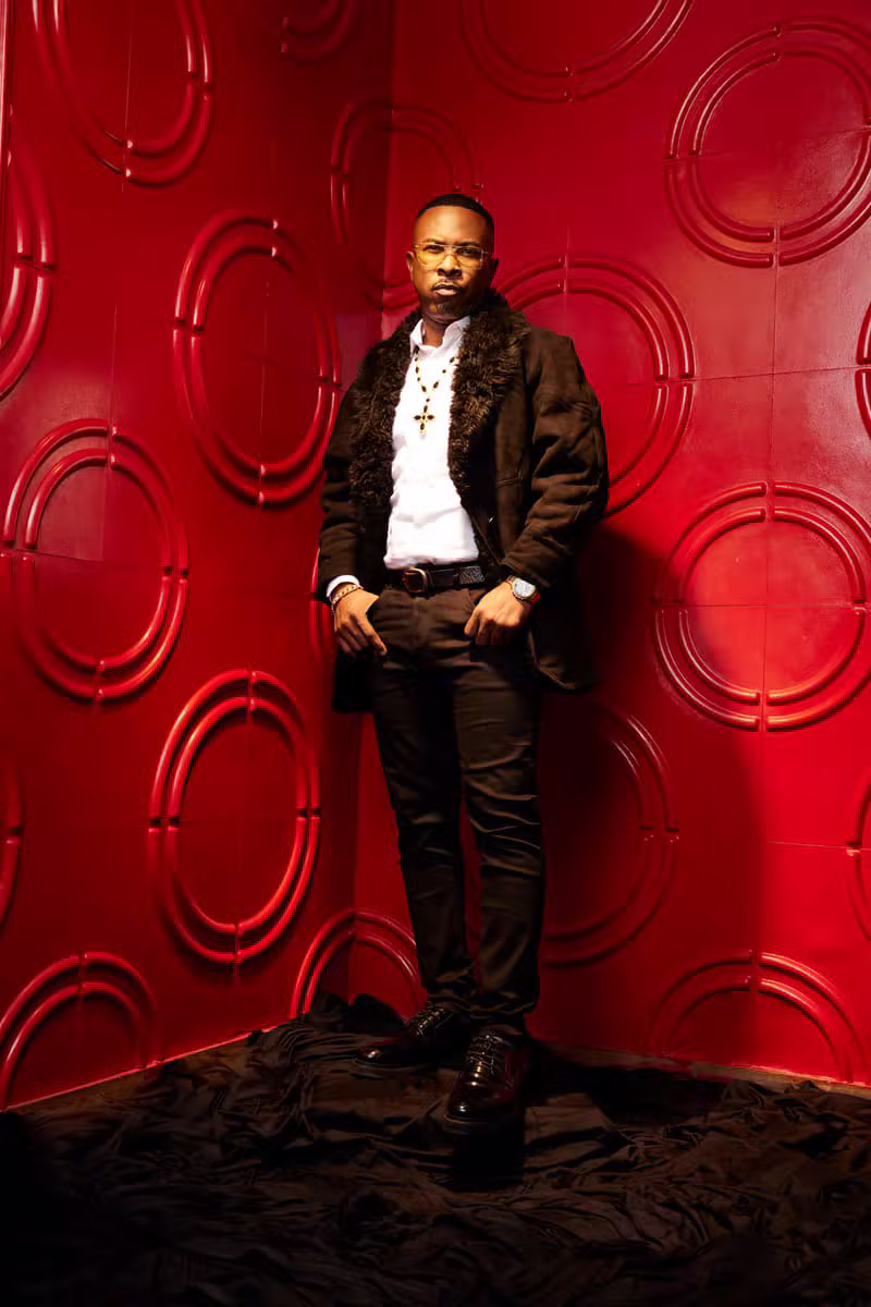 Ruggedman confident studio portrait