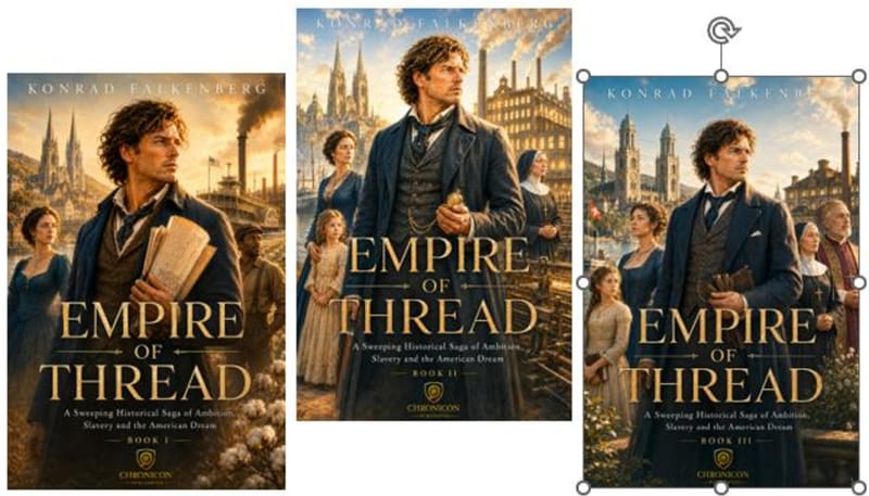 Experience the complete Empire of Thread trilogy.