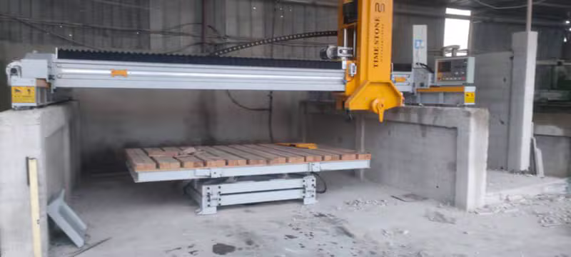 Technician inspecting heavy machinery