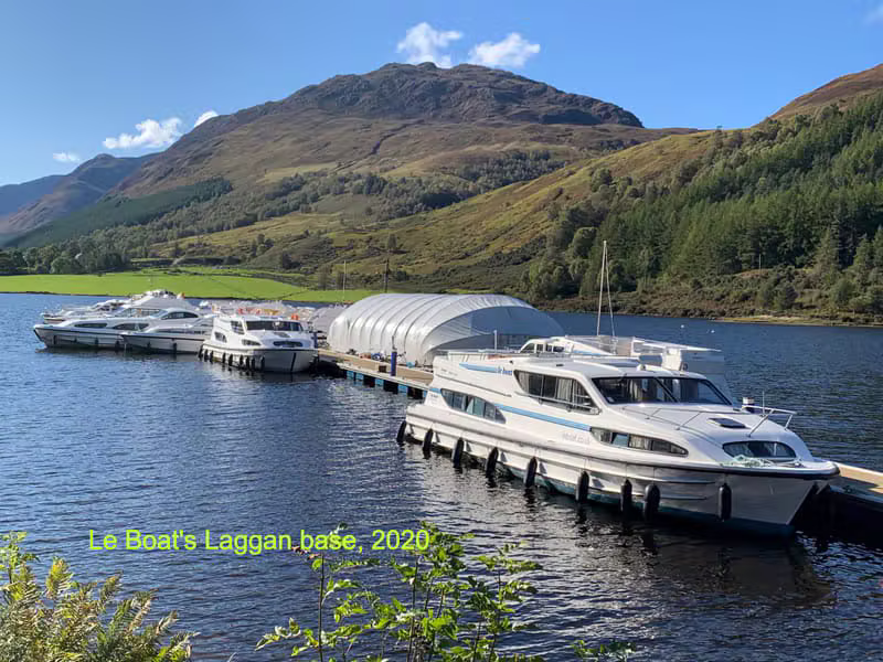 Le Boat's Laggan base, 2020