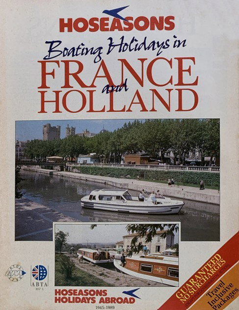 Hoseasons France & Holland 1989