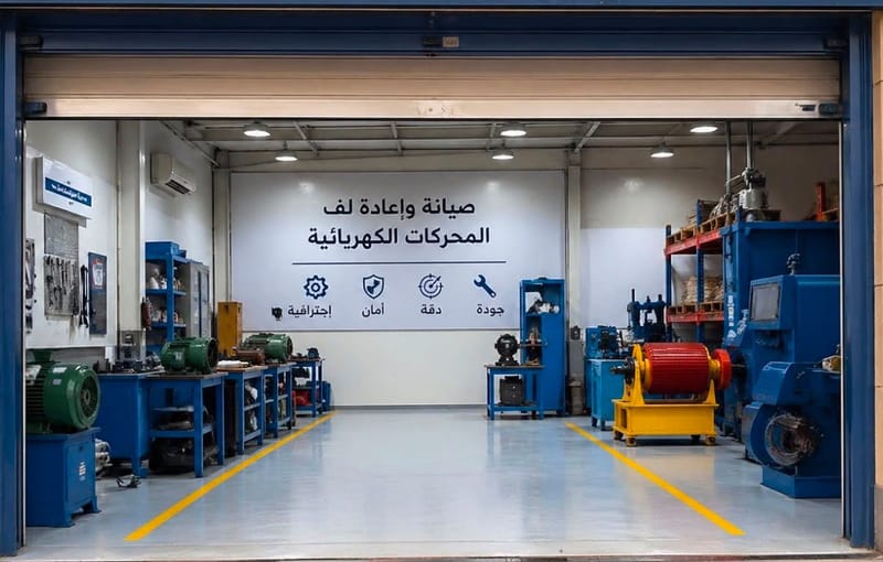 إعادة لف المحركات الكهربائية AC/DC