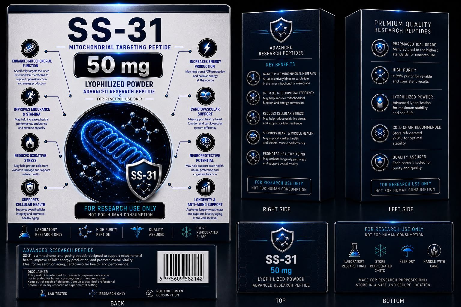 SS-31 (Elamipretide) 50 mg - Pr: 500 lei