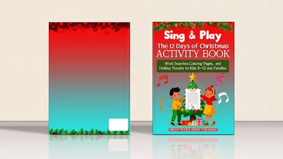 Children book cover design 