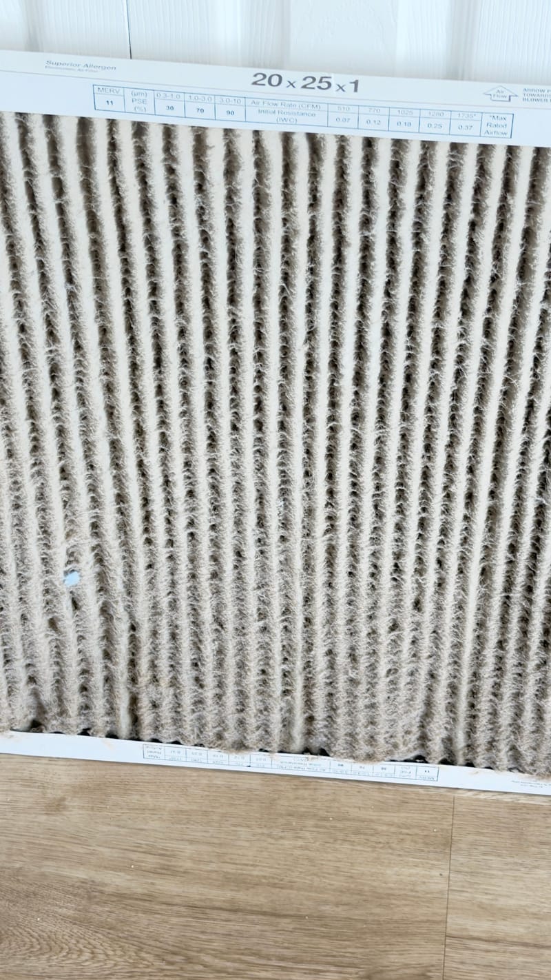 Got to change your filters 