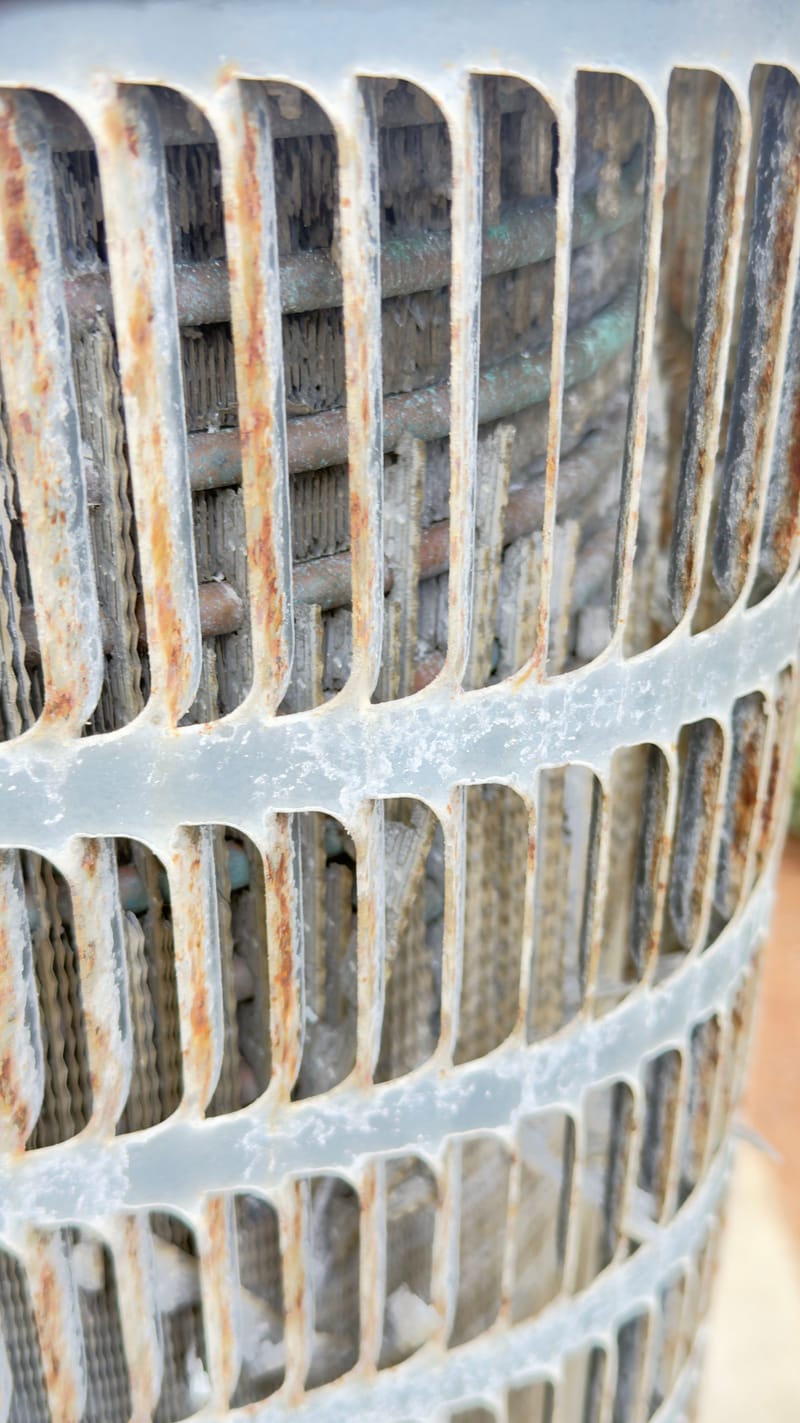 salt air attacking a coil on a 4 year old unit