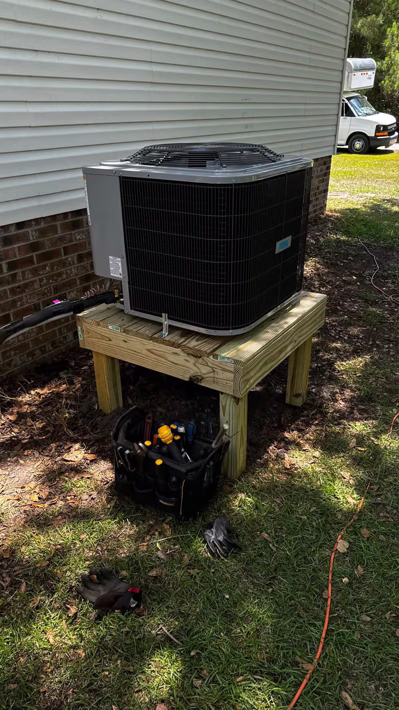 Outdoor ICP condenser installation