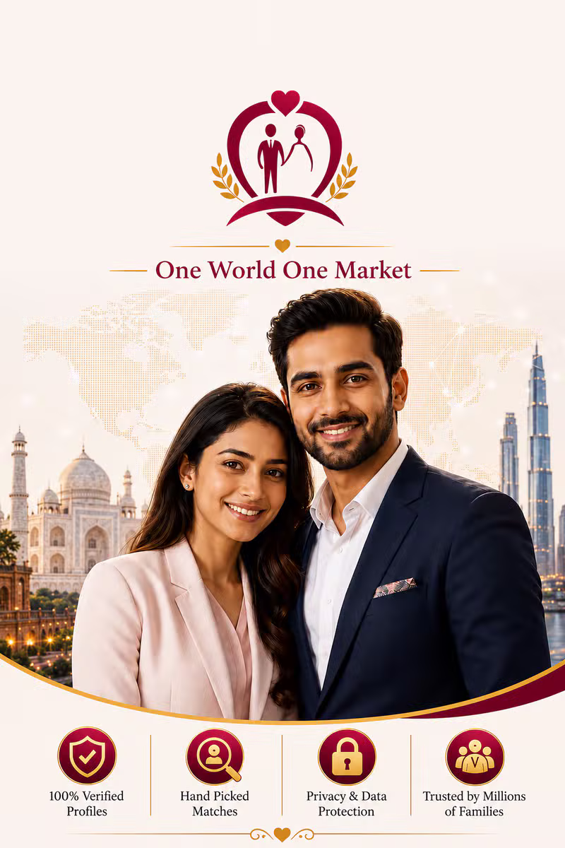 Apna Jeevan Saathi One World One Market couple