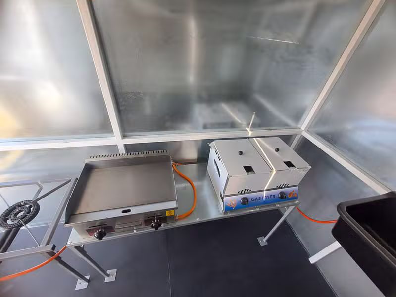 Interior fryer view