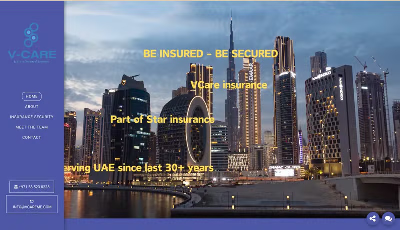 VCARE MIDDLE EAST Website