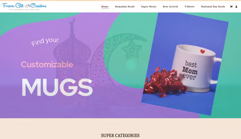 FOREVER GIFT CREATIONS Website