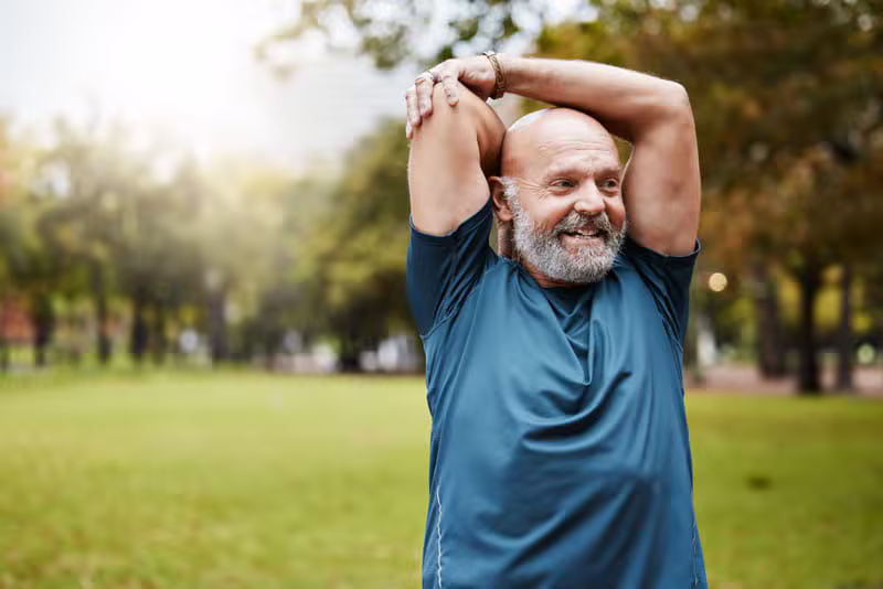 Healthy active man