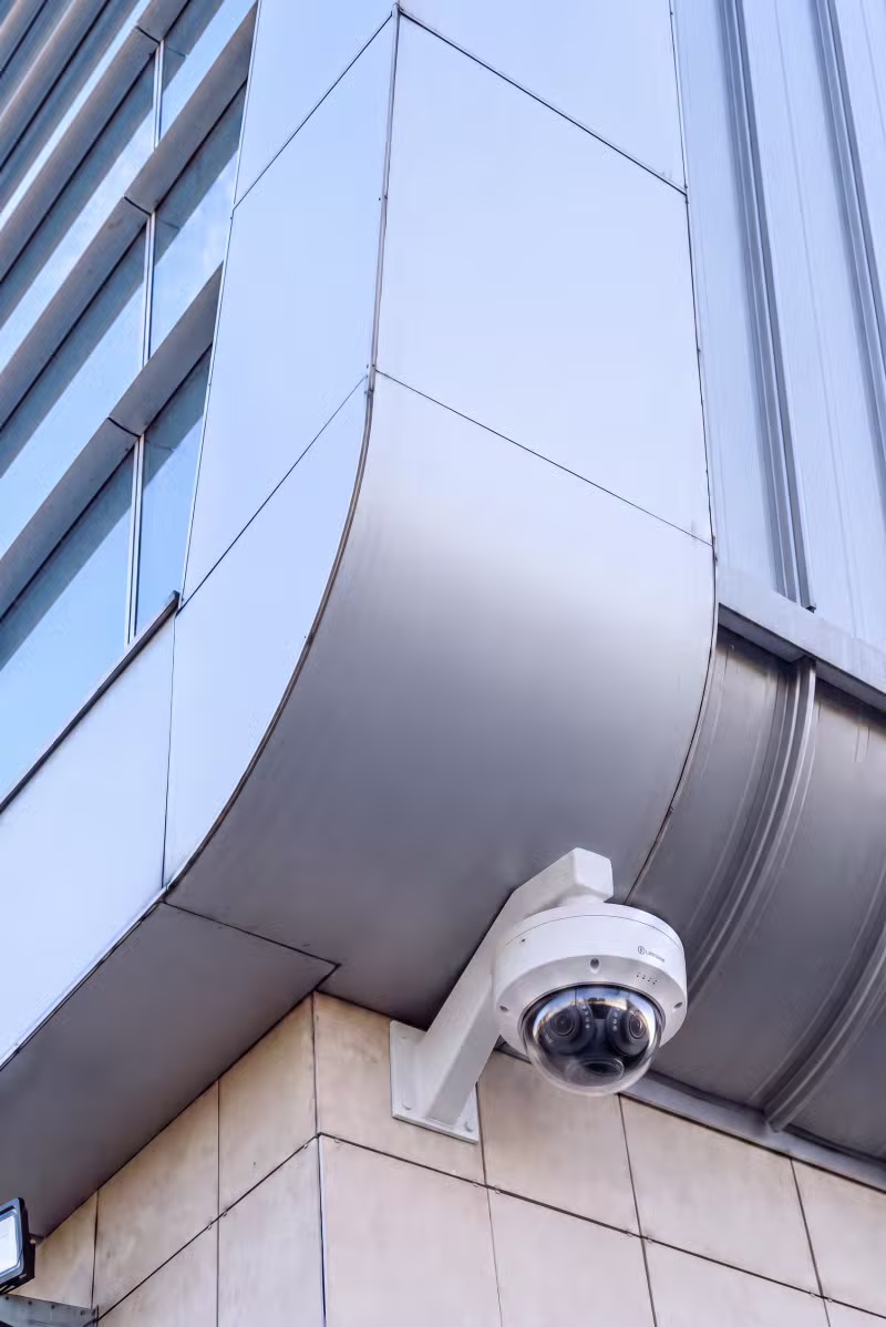 Commercial security camera installation