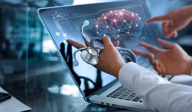 Medical professional reviewing device data