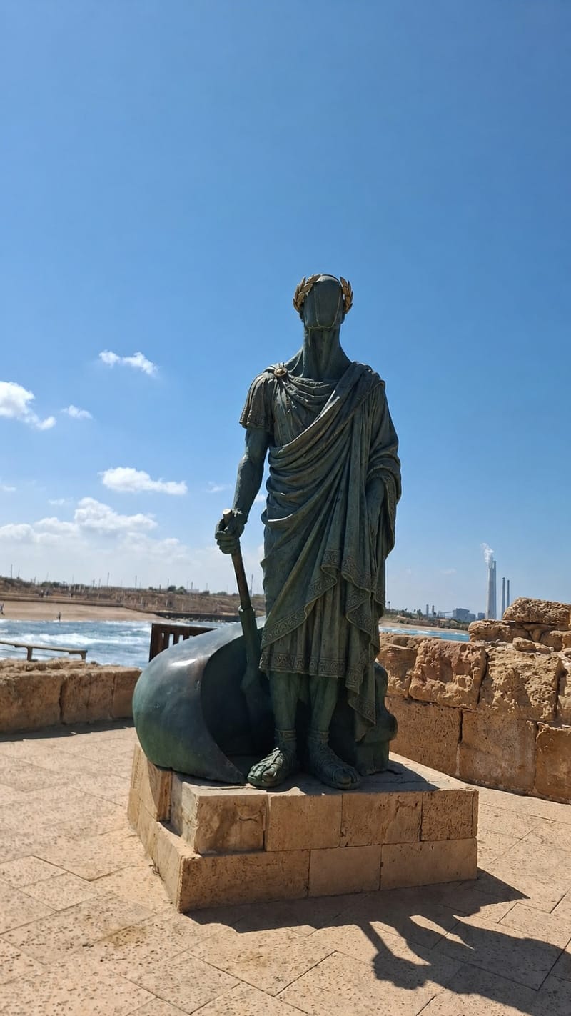 נמל קיסריה ארמונות, מקדשים, נימפאונים וים כחול אחד!  